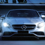 Mercedes fotó retusálás 03 - Mercedes garázsban fotózott autók különleges fény és színhatásokkal.